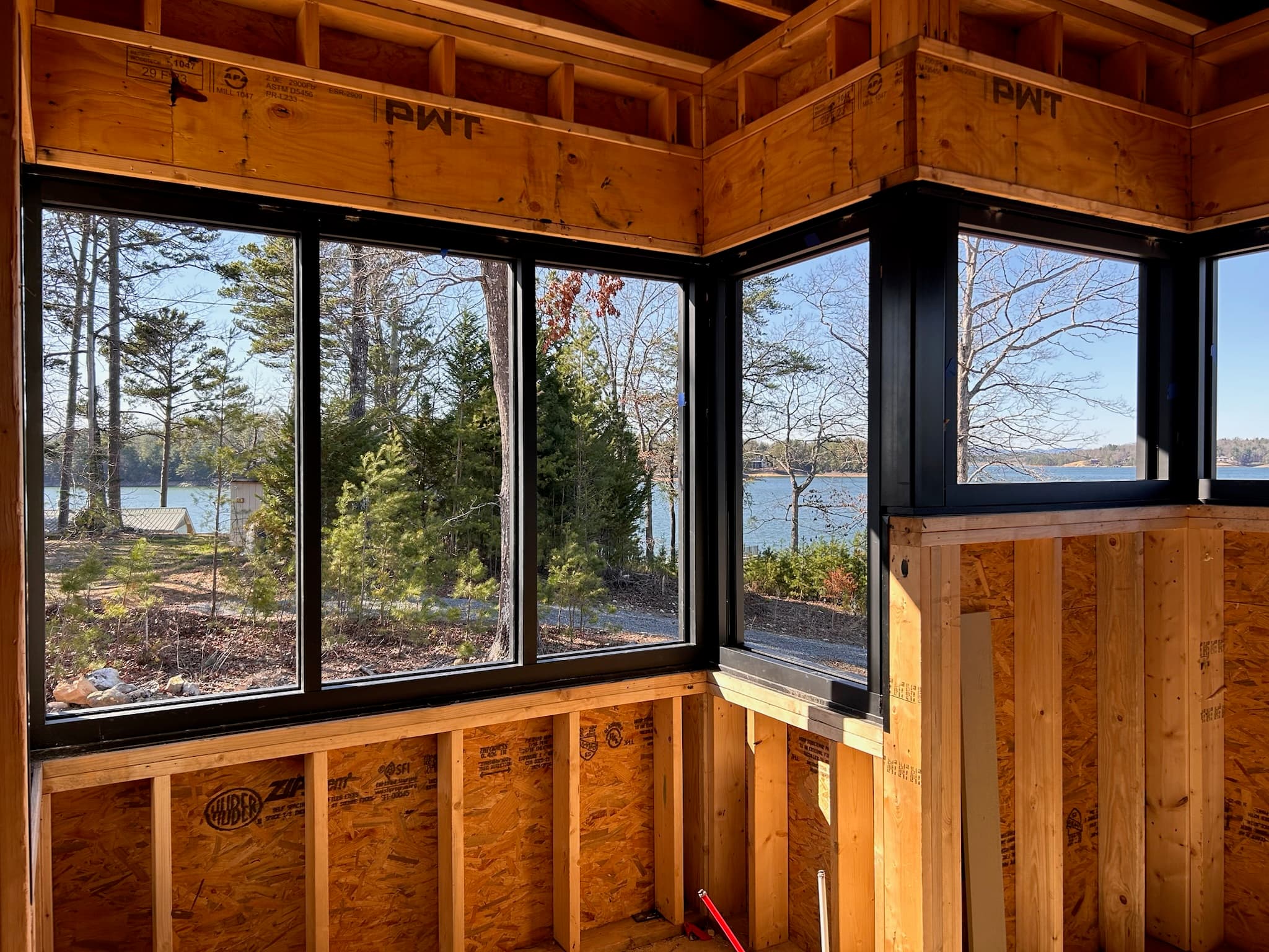 Builder glass services on residential production homes.